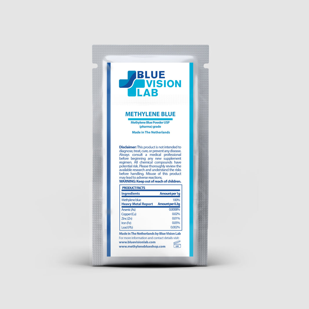 Buy high purity, USP grade Methylene Blue products by Blue Vision Lab