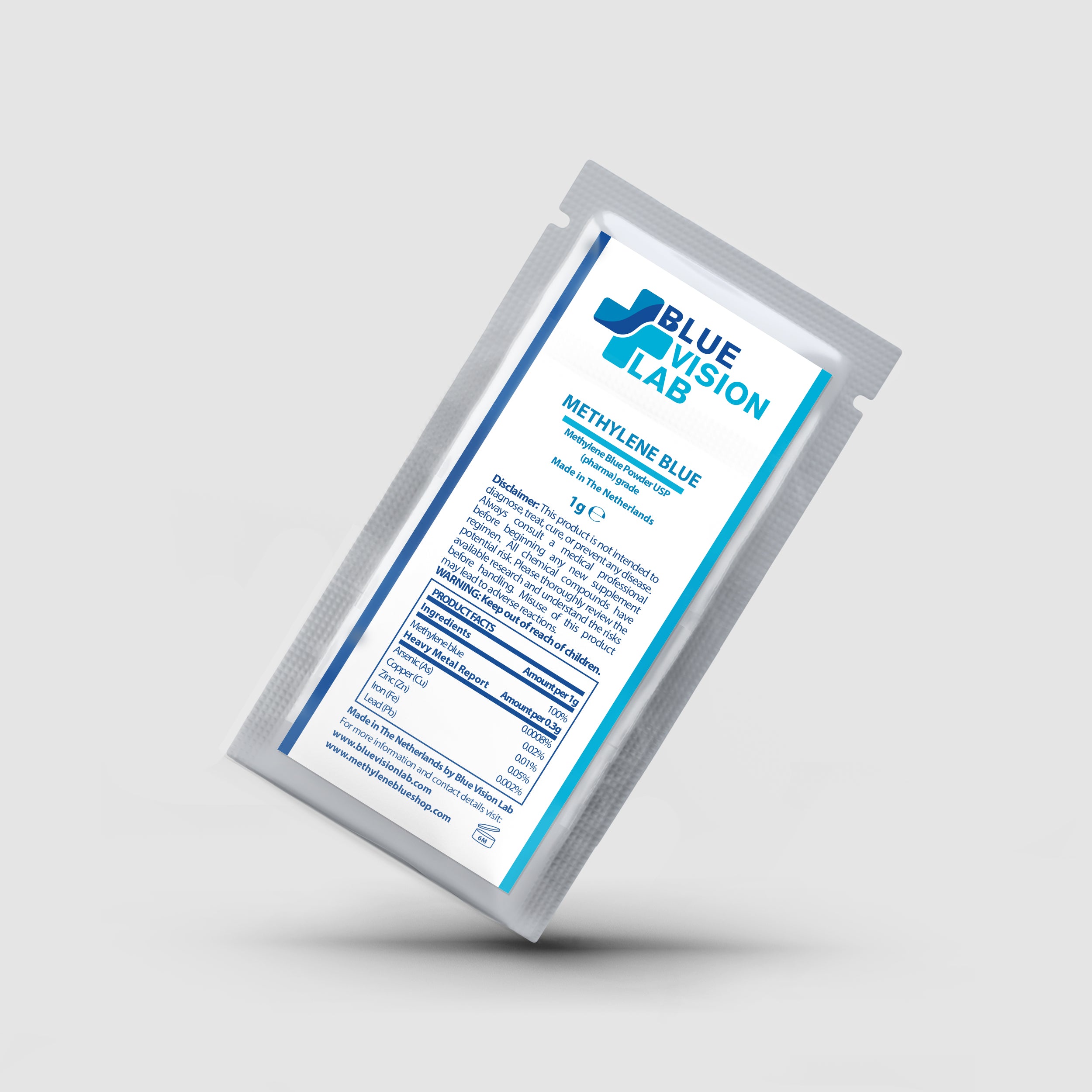 Buy high purity, USP grade Methylene Blue products by Blue Vision Lab